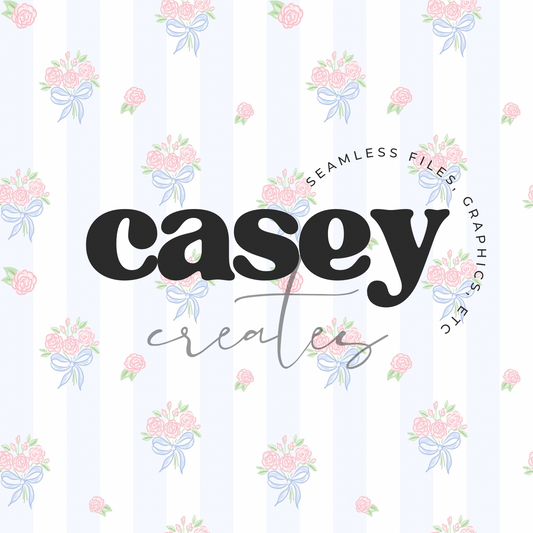 Striped Pastel Roses