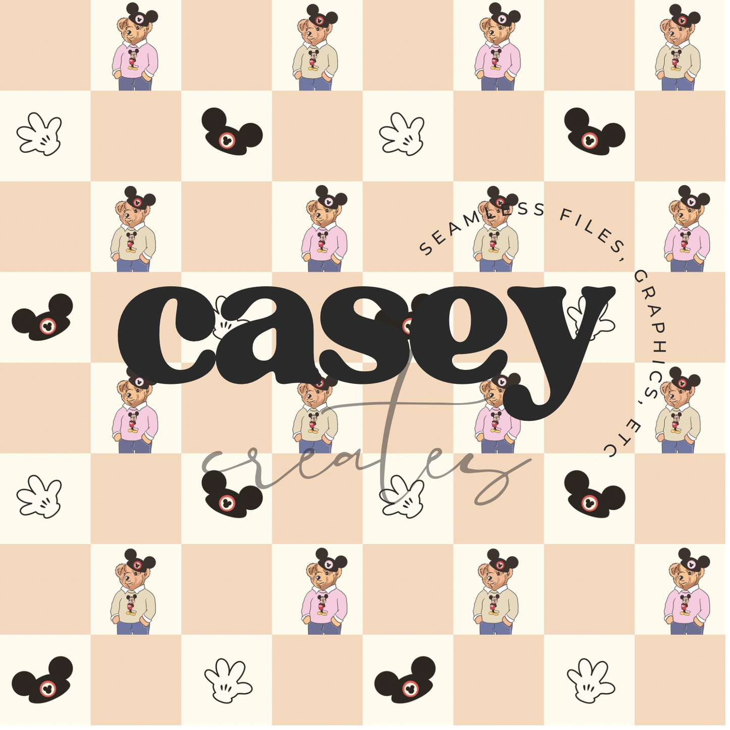 Vintage Bears Checkered