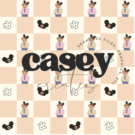 Vintage Bears Checkered