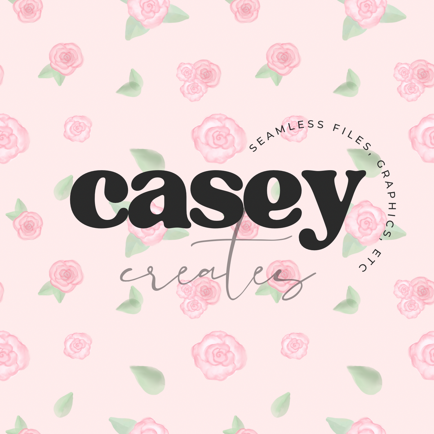 Watercolor Roses (Pink)