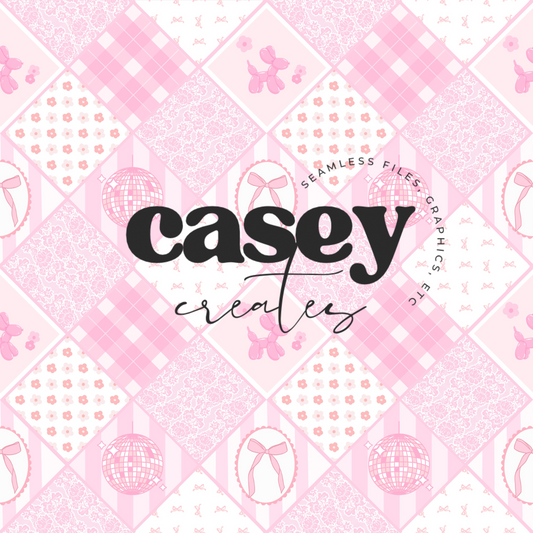 Preppy Pink Patchwork